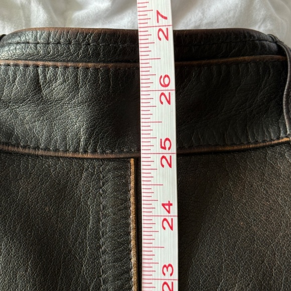 Black Rivet Leather Jacket - Picture 7 of 9